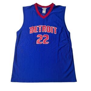 NBA Detroit Pistons Tayshaun Prince 22 Swingman Basketball Jersey Adult L Large